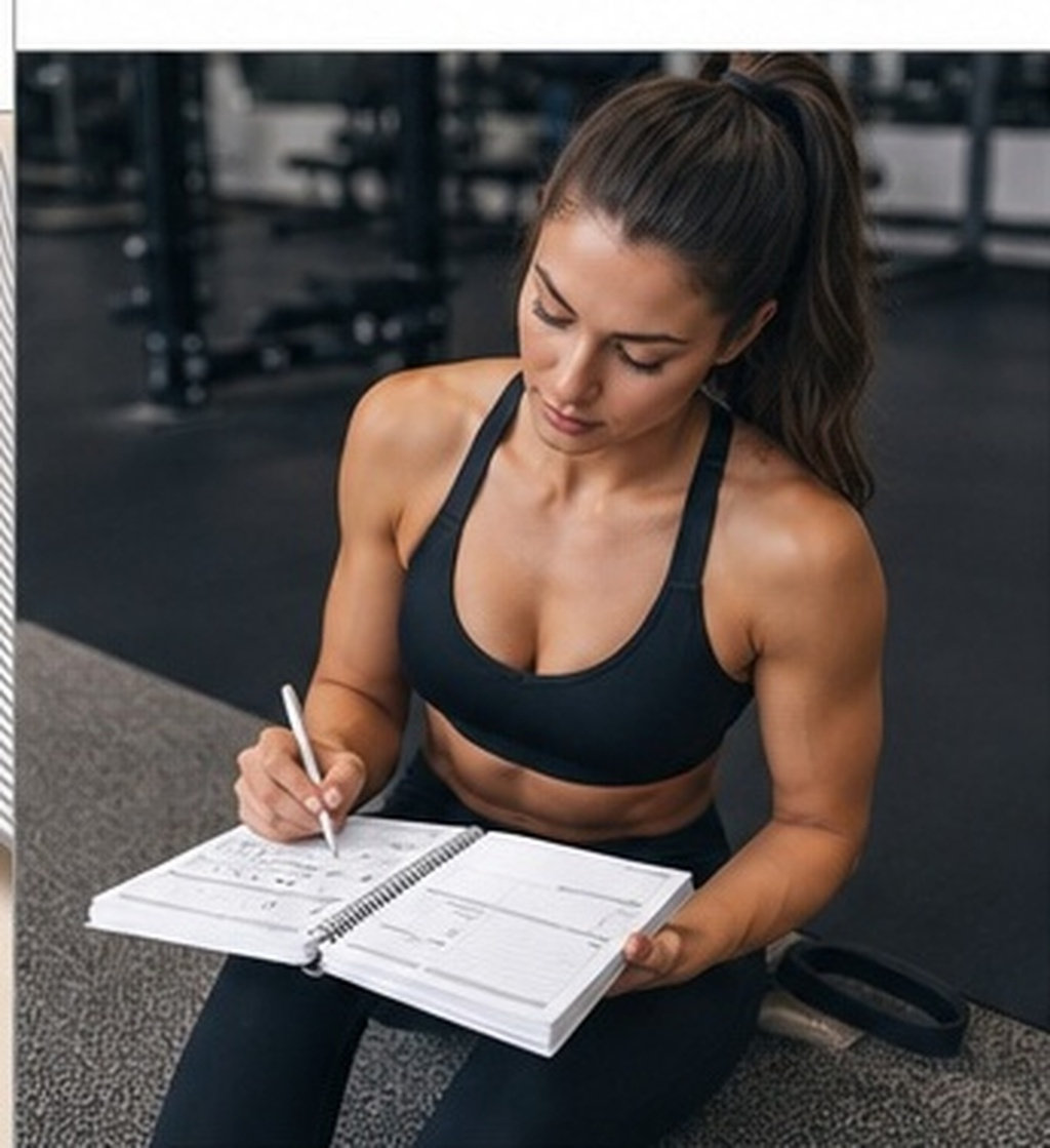 Nutrition Of Fitness - フィットネスプランナージャーナル 11.7x8.5。ジムでのトレーニング記録、栄養、カロリー、マクロ栄養素の記録、体組成測定に。