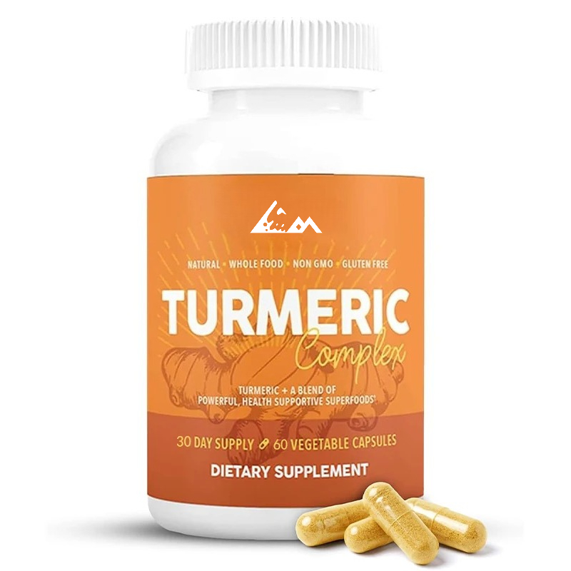 オーガニック黒胡椒、ターメリック、クルクミン - 1000m - Turmeric Curcumin Capsule のレビューと価格