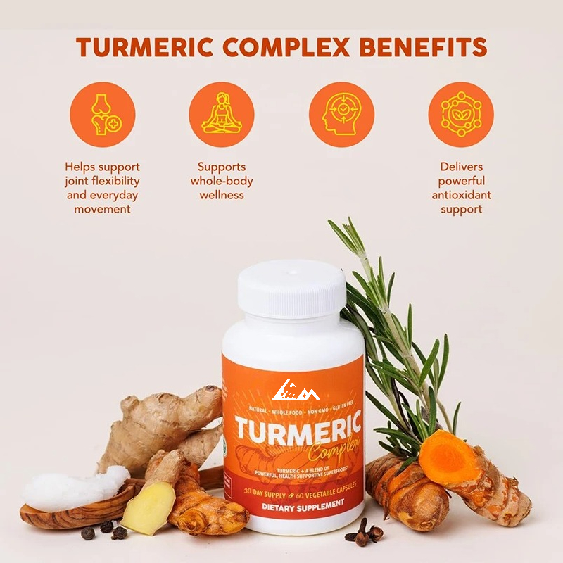 オーガニック黒胡椒、ターメリック、クルクミン - 1000m - Turmeric Curcumin Capsule のレビューと価格