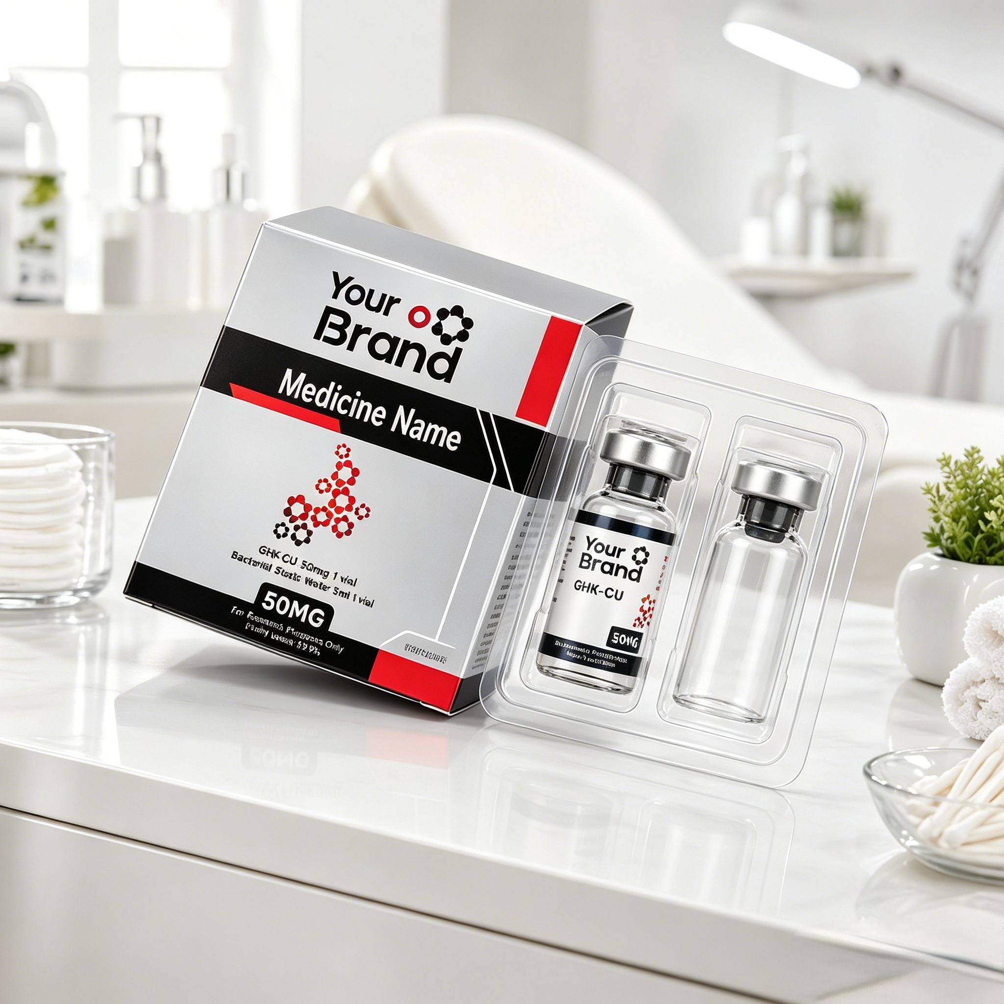 カスタム印刷防水ビニールステッカー＆ラベルボックス（ペプチド - Nutrition Of Fitness のレビューと価格
