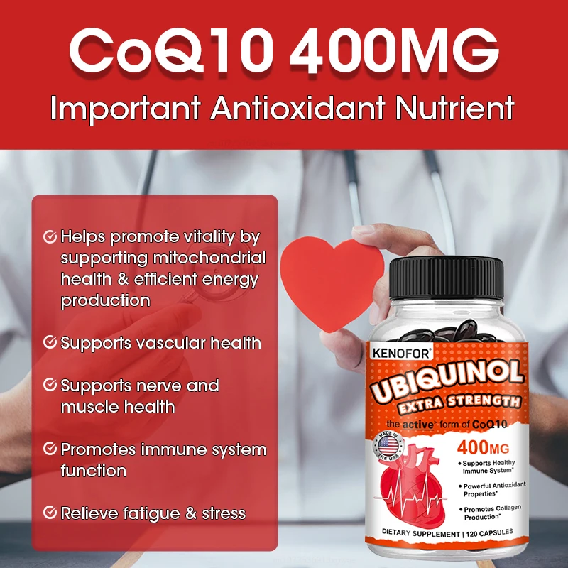 ユビキノール CoQ10 400mg ソフトジェル、超吸収性 - Coq10 Ubiquinol Softgel のレビューと価格