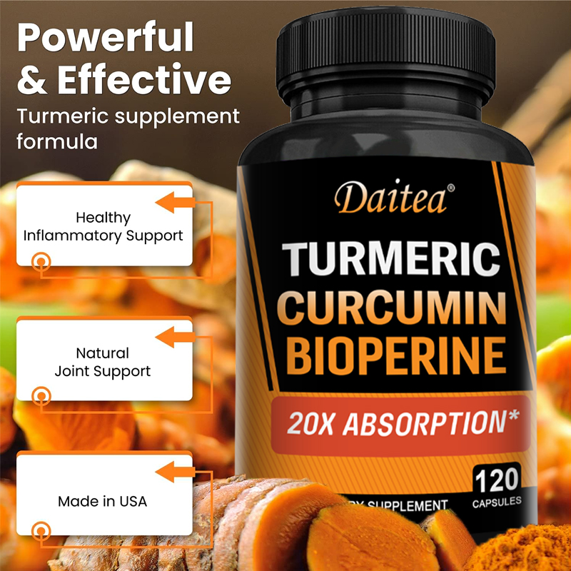 ターメリック クルクミン ジンジャー & ブラックペッパー  - Turmeric Curcumin Capsule のレビューと価格